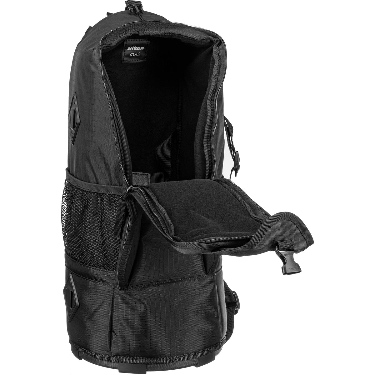 Funda para Lente Nikon CL-L2 blanda - vista lateral