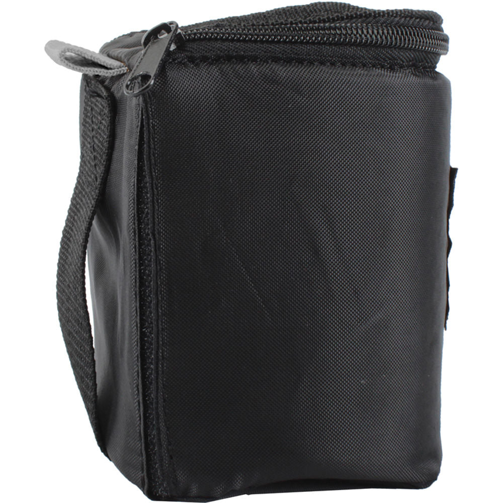 Funda para Lente PortaBrace 4" acolchada Cup (Plateado Tab) - vista trasera