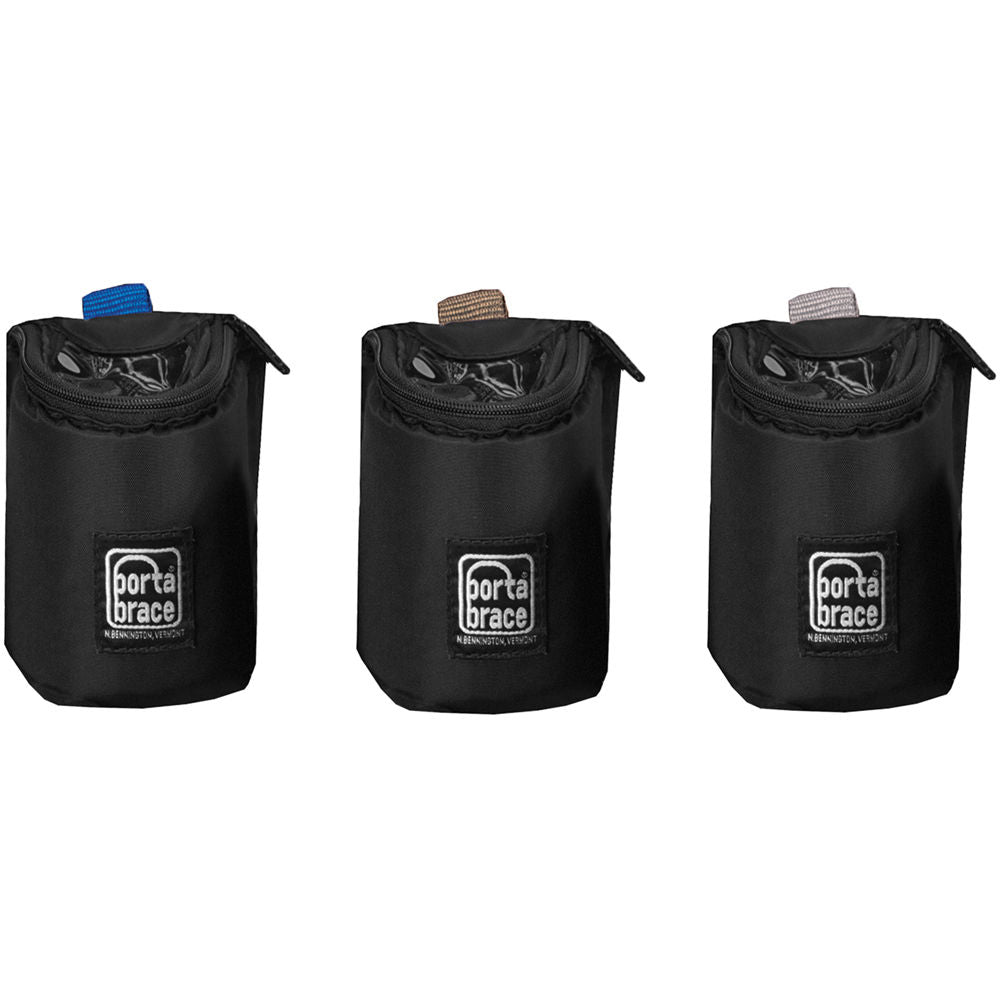 Funda para Lente PortaBrace 4" acolchada Cups (3-Pack con Azul, Gold y Plateado Tabs) - vista principal