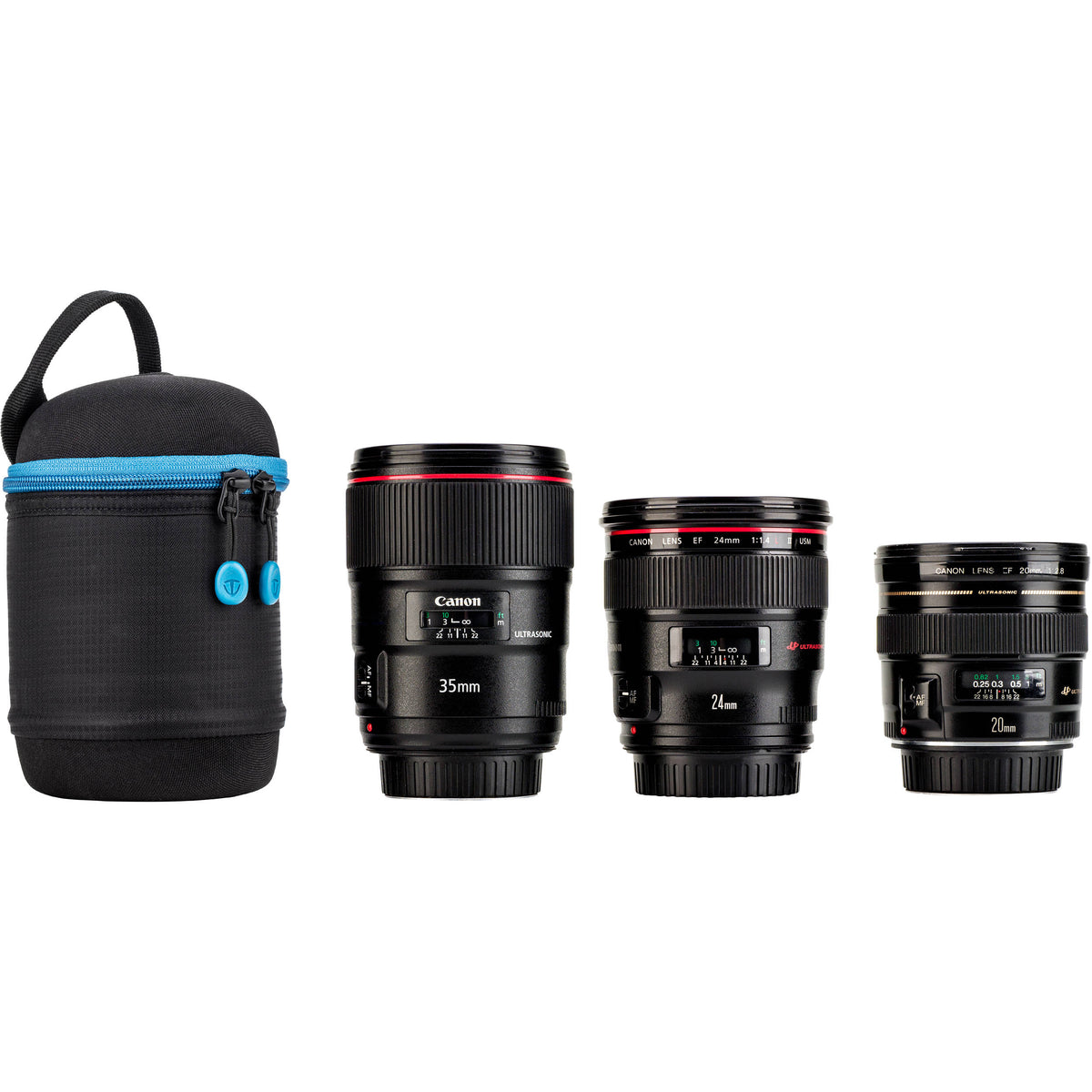 Funda para Lente Tenba blanda Molded EVA Capsule con Extra Padding (Negro, 5 x 3.5") - puertos y conexiones