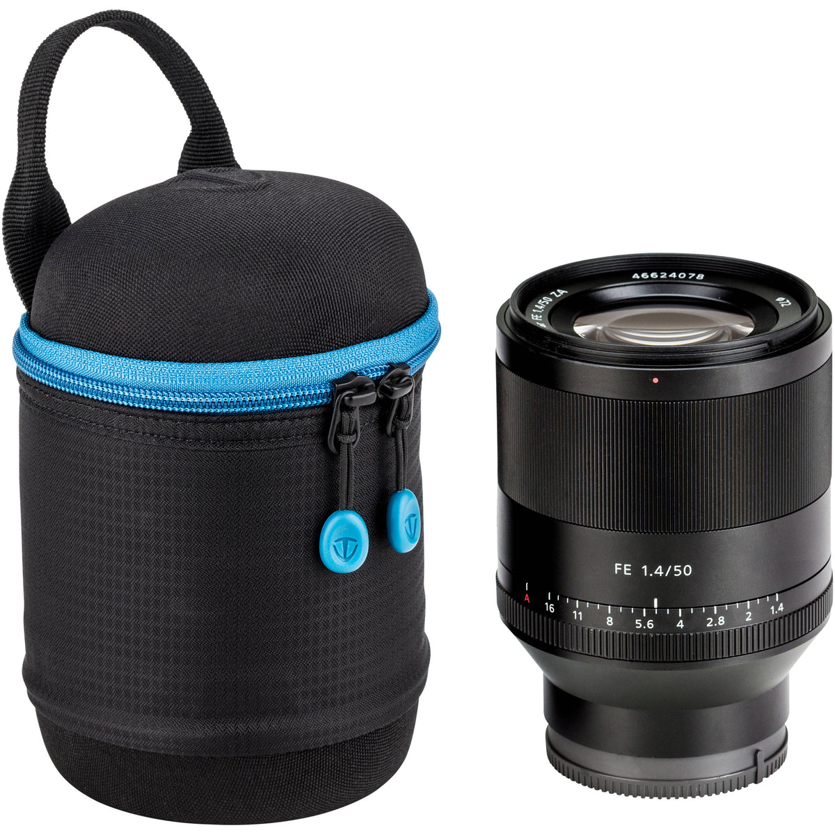 Funda para Lente Tenba blanda Molded EVA Capsule con Extra Padding (Negro, 5 x 3.5") - detalle
