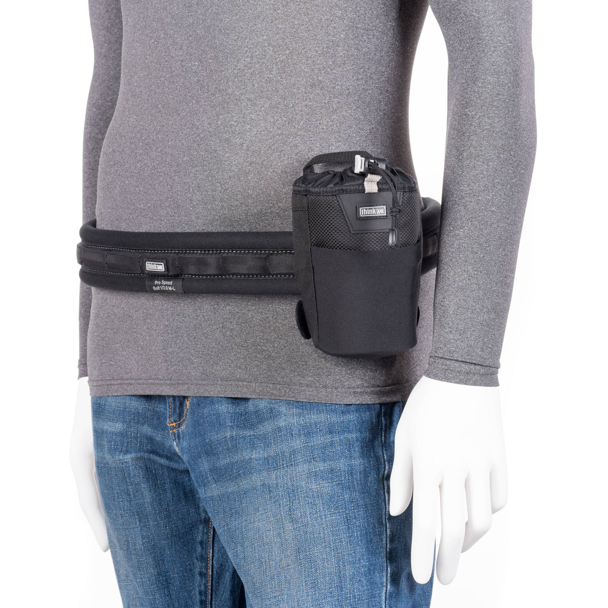 Funda para Lente Think Tank Photo Changer 15 V3.0 (Negro) - en uso