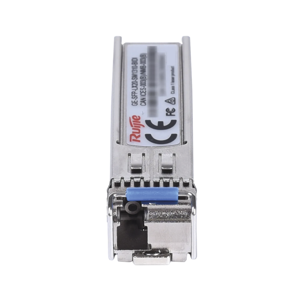Módulo transceptor GE-SFP-LX20-SM1310-BIDI 1000BASE-LX SFP 1 Ruijie GE-SFP-LX20-SM1310-BIDI Simplex
