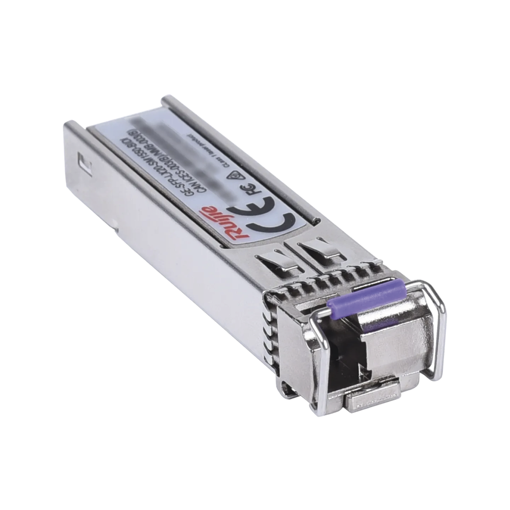 Módulo transceptor GE-SFP-LX20-SM1550-BIDI 1000BASE-LX SFP 1 Ruijie GE-SFP-LX20-SM1550-BIDI Simplex