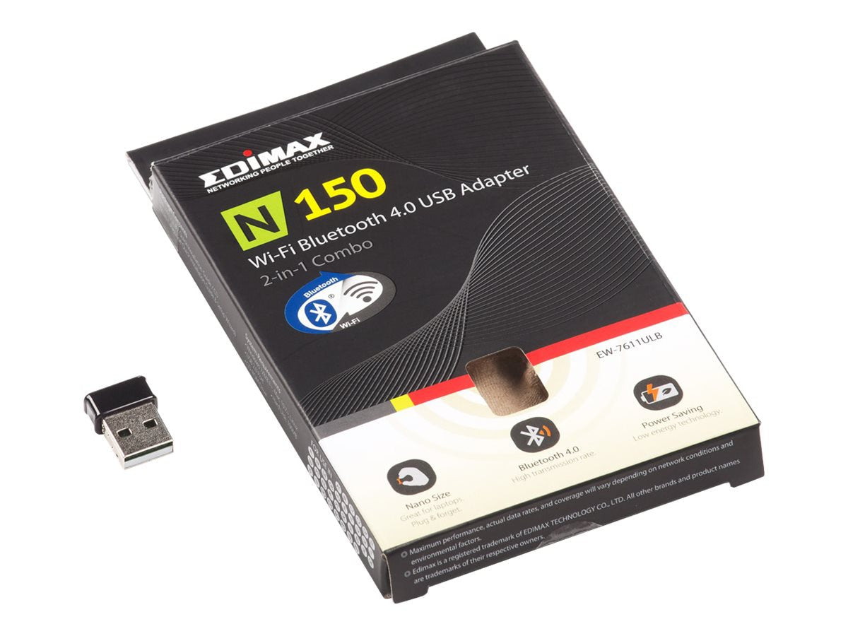 Gestión de Red Edimax n150 Wi-Fi & Bluetooth USB Adapter (Channels 1-11) - vista 2
