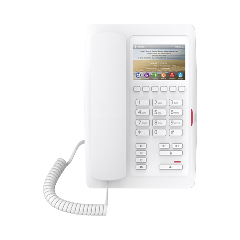 Teléfono para Hotelería Fanvil H5W H5 Color Blanco Blanco