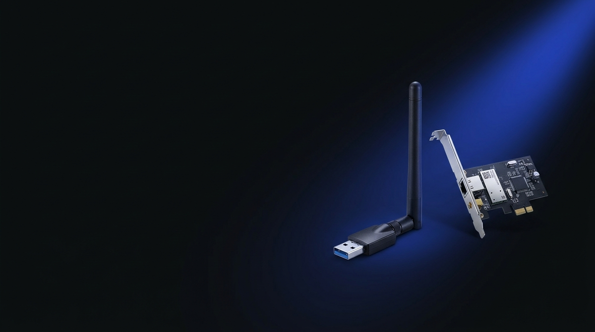 Banner de adaptadores WiFi y tarjetas de red en venta en Venezuela — Sigma Tiendas