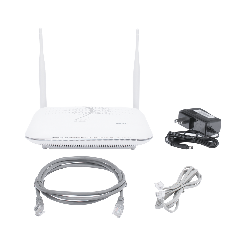 ONU GPON con 4 puertos Gigabit Ethernet FiberHome HG6244C SC/APC