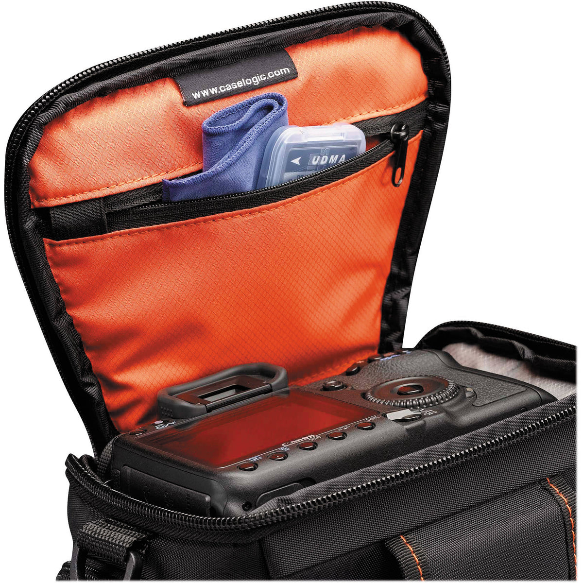 Holster Case Logic DCB-306 SLR (Negro) - puertos y conexiones