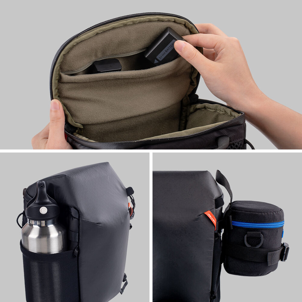 Holster PGYTECH Top Loader (Negro) - detalle