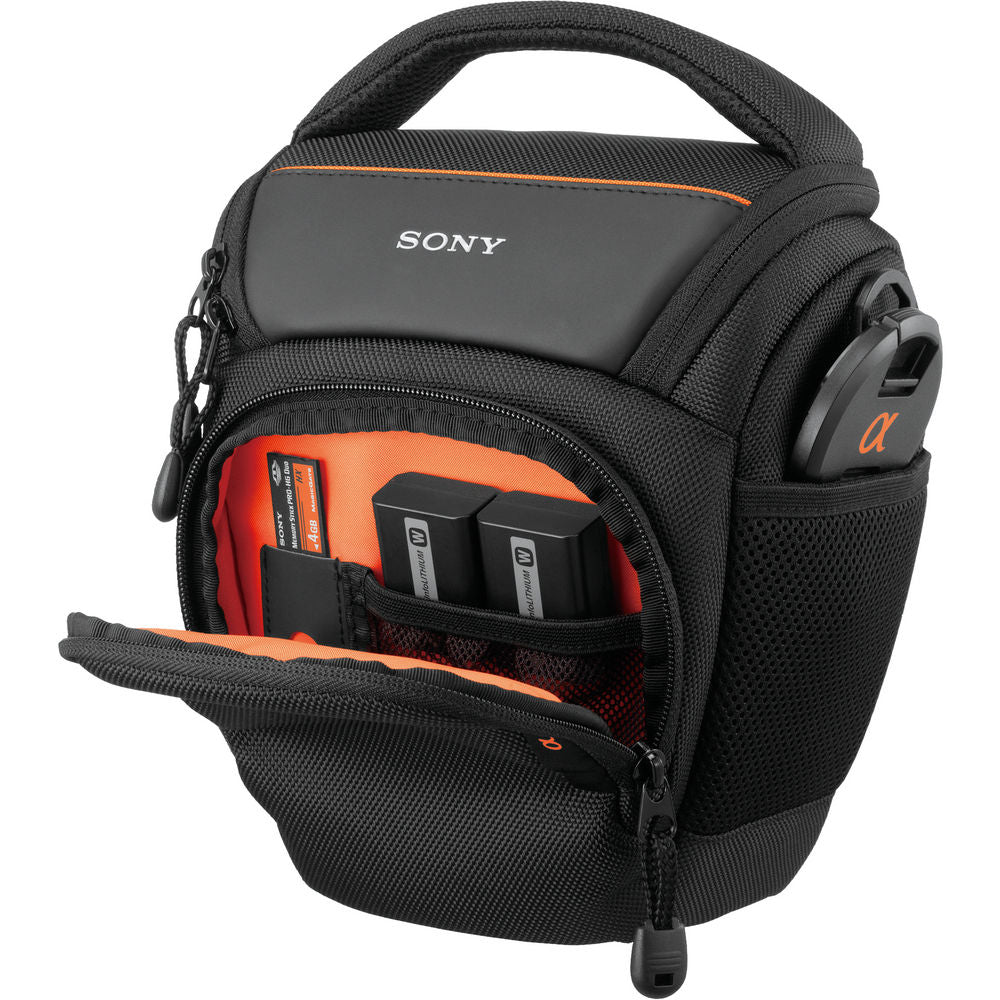 Holster Sony Alpha Digital SLR (Negro) - vista frontal