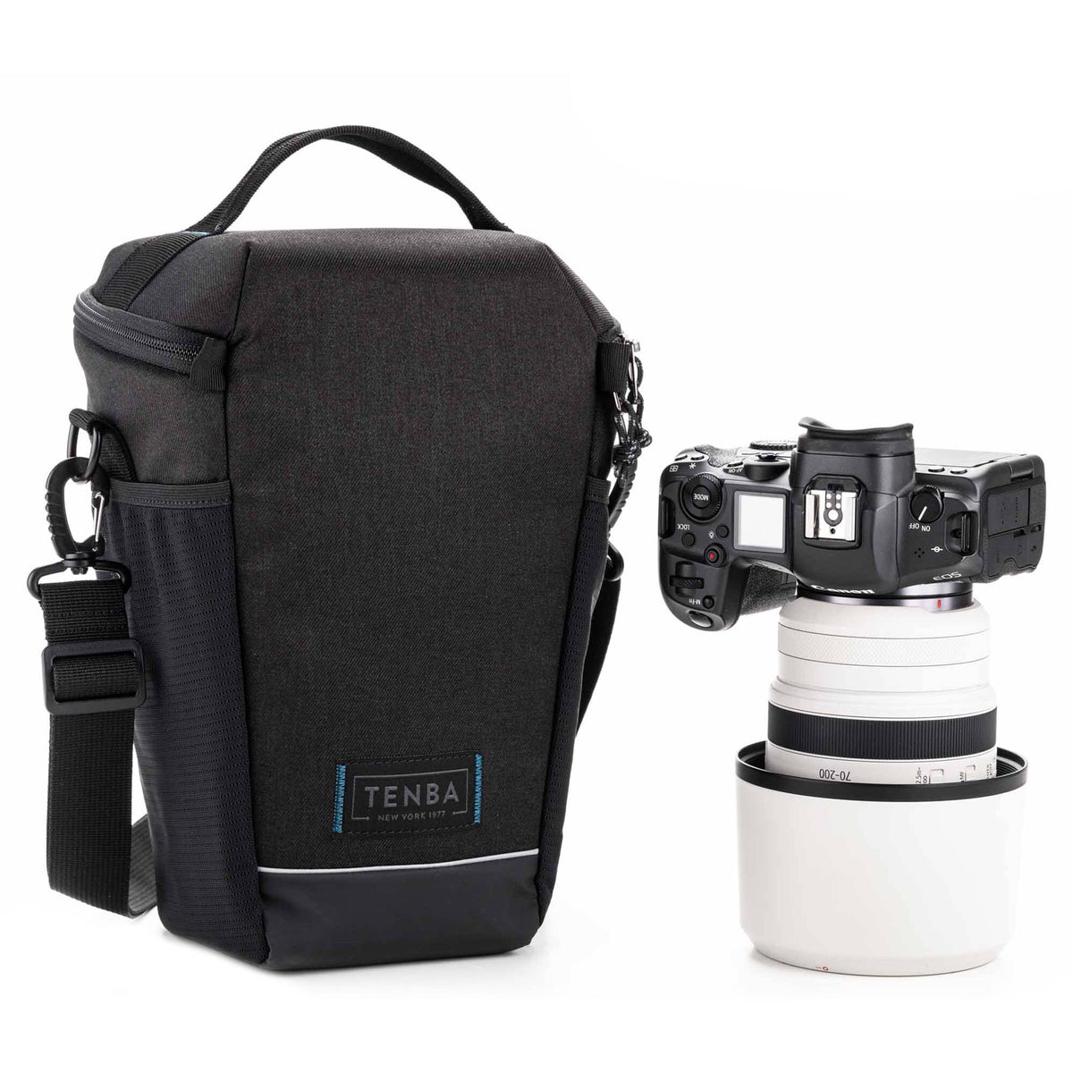 Holster Tenba Skyline V2 Top Load 9 Bag (Negro) - puertos y conexiones