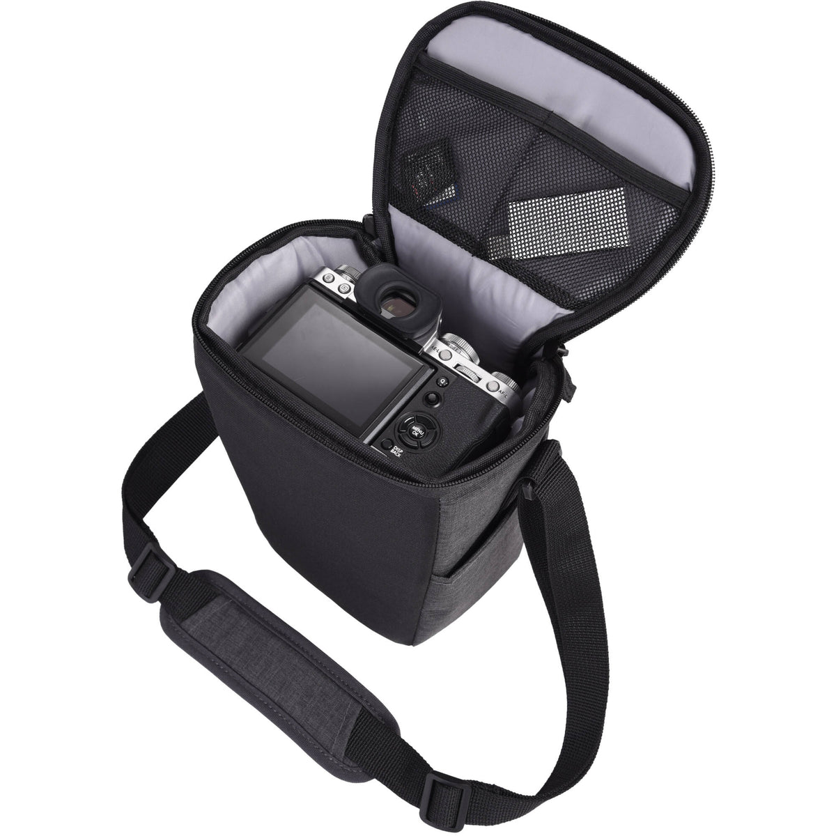 Holster Vanguard Vesta Aspire 15Z Shoulder Zoom Bag (Gris, 3.8L) - puertos y conexiones