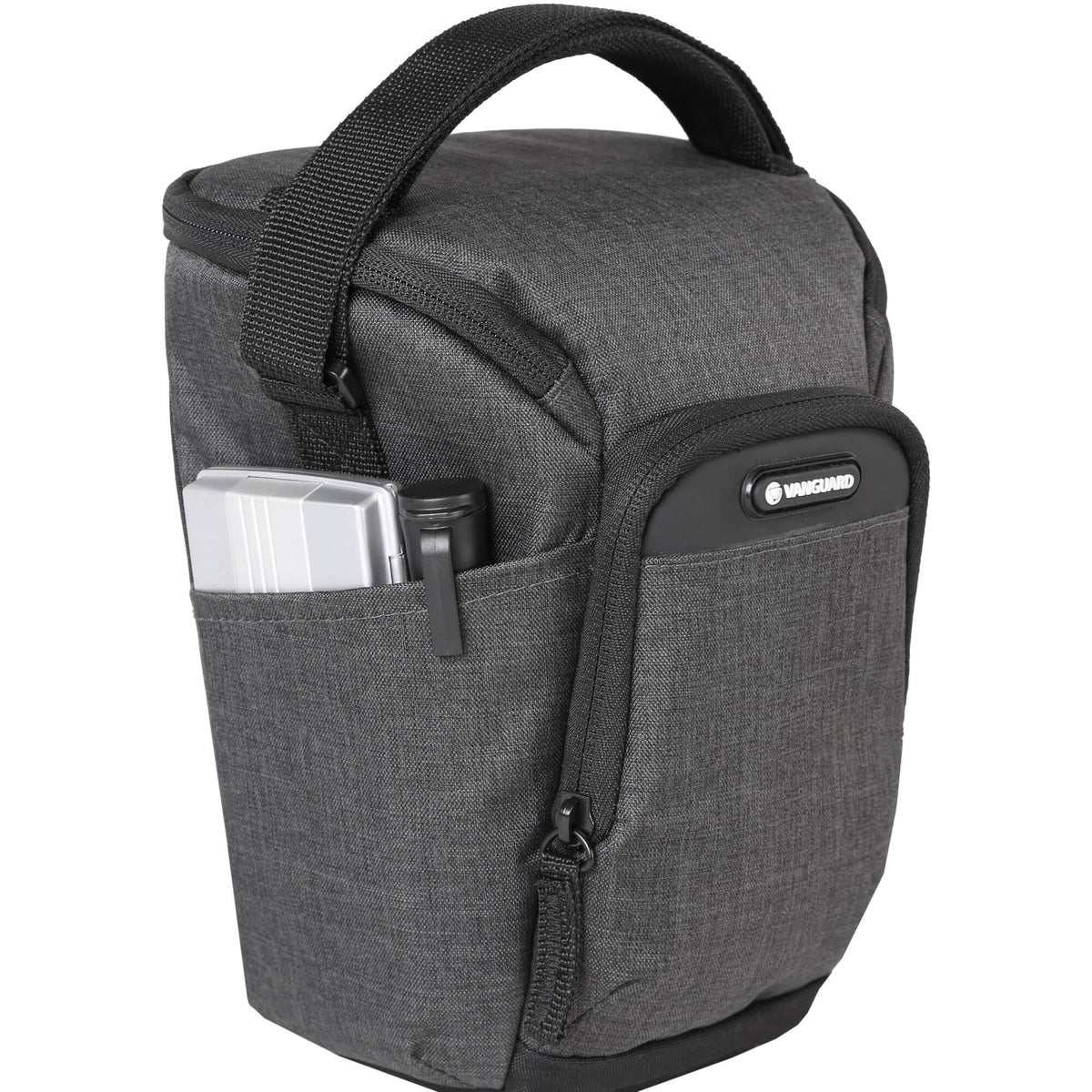 Holster Vanguard Vesta Aspire 15Z Shoulder Zoom Bag (Gris, 3.8L) - en uso