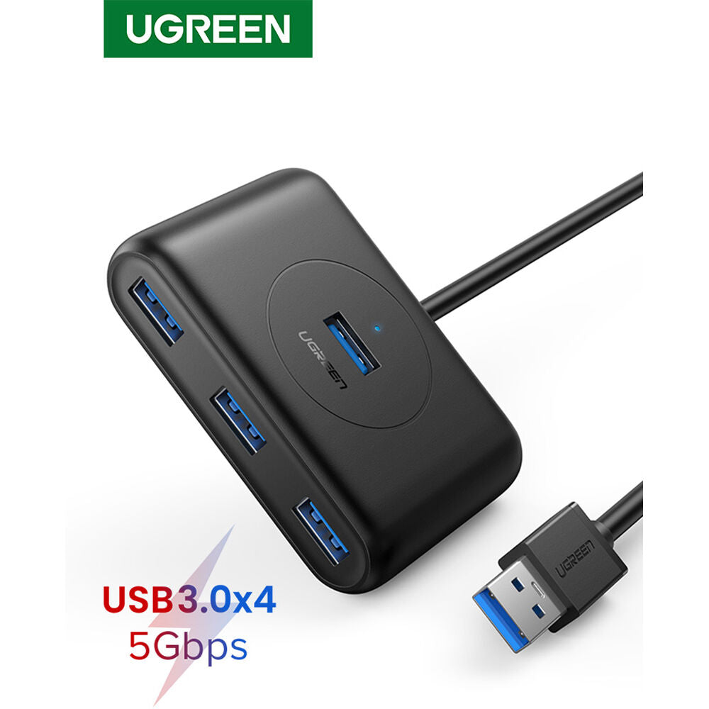 Hub USB UGREEN 4 Puertos USB-A 3.2 Gen 1 con Cable Integrado - detalle