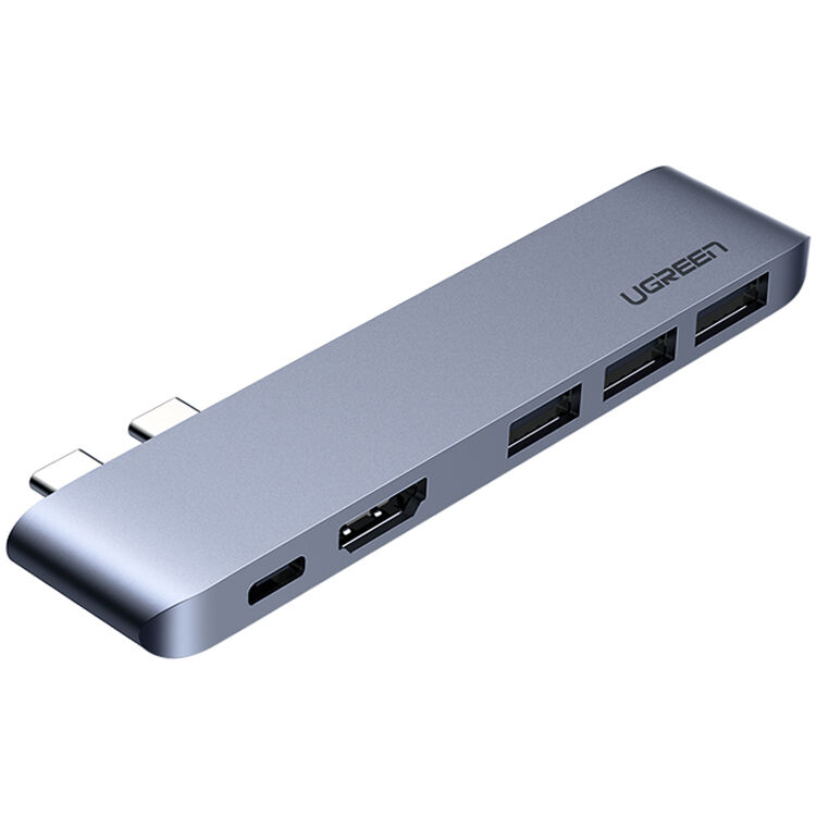 Hub USB UGREEN 5 en 2 para MacBook con HDMI 6K y Thunderbolt 3 - vista principal