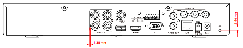 DVR Hikvision - 8 Megapixel (4K) - Audio por Coaxitron - ACUSENSE - Reconocimiento Facial - IDS-7204HUHI-M1/XT