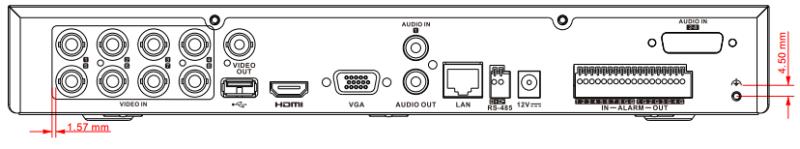 DVR Hikvision - (RECONOCIMIENTO DE ROSTROS) DVR 4 Megapixel - 8 Canales TURBOHD + 4 Canales IP - 1 Bahía de Disco Duro -