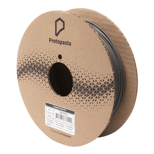 Proto-Pasta 1.75mm Polishable Stainless Steel PLA 3D Printer Filament - 0.5kg Spool (1.1 l — vista 1