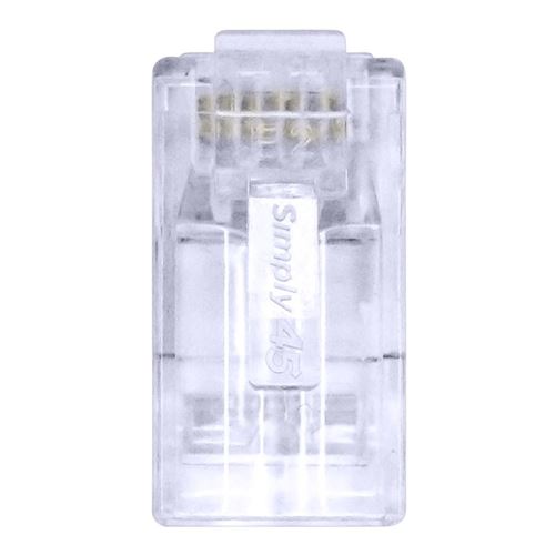 PROSeries Pass Through - Blue Tint (50 Piece Clamshell)
 Cat5e UTP with Cap45 — vista 1