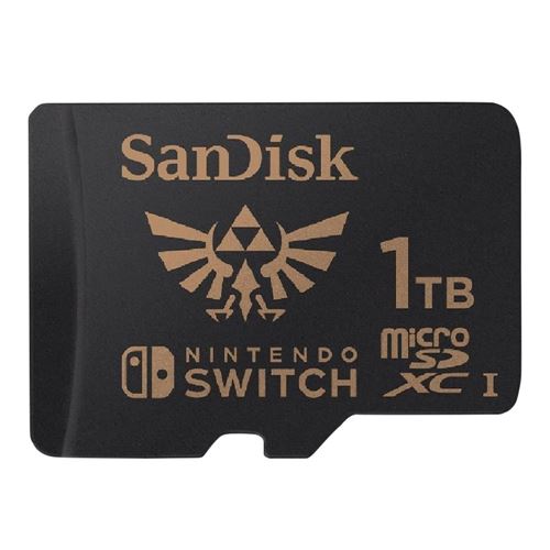 Sandisk 1TB Nintendo microSDXC Class 10 / UHS-1 Flash Memory Card with Adapter — vista 1