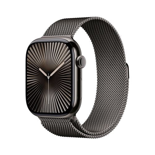 Apple Watch Series 10 GPS + Cellular 46mm - Caja de Titanio Slate - Correa Milanese Loop Slate - MWY — vista 1