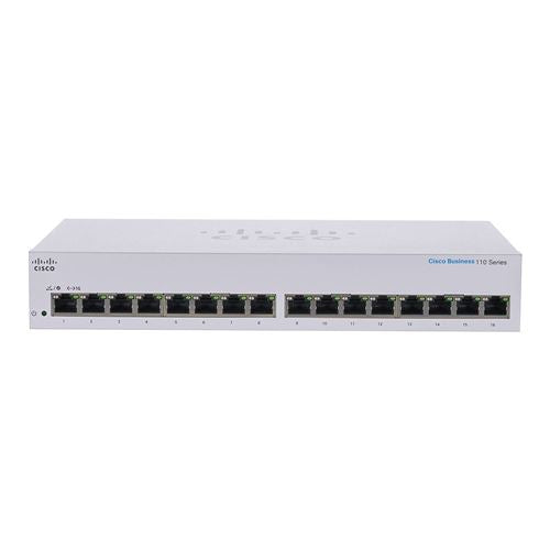 Cisco Business CBS110 Unmanaged 16-port Switch — vista 1