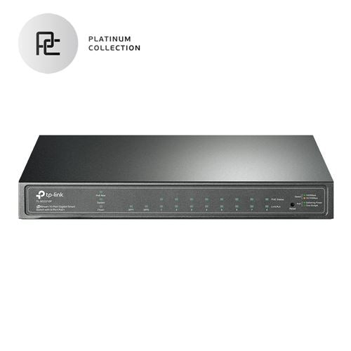 TP-LINK JetStream 10-Port Gigabit Smart Switch with 8-Port PoE+ — vista 1