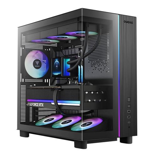 Case Gamdias ATLAS M4 Tempered Glass ATX Mid-Tower — vista 1