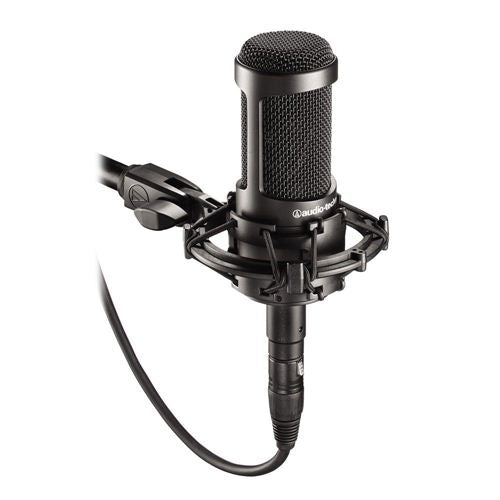 Audio-Technica AT2035 Pro XLR Cardioid Condenser Microphone - Black — vista 1