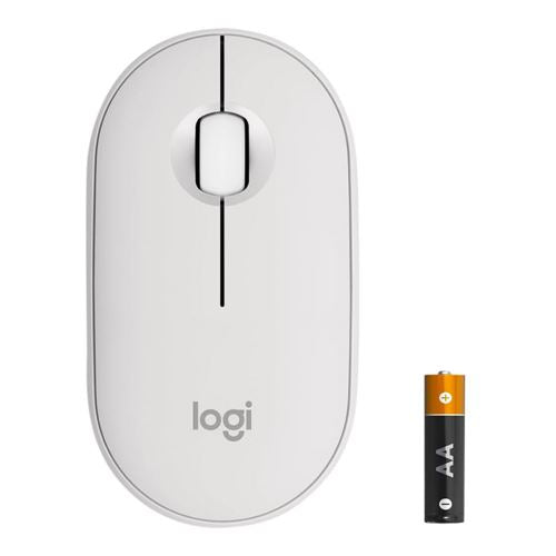 Logitech Pebble Mouse 2 M350s Tonal - White — vista 1