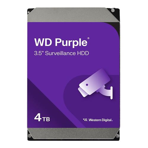 WD Purple 4TB 5400 RPM SATA III 6Gb/s 3.5" Internal Surveillance CMR Hard Drive — vista 1