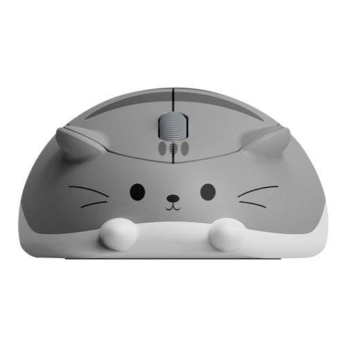 Akko Cat Theme Wireless Gaming Mouse Gray Mimo — vista 1