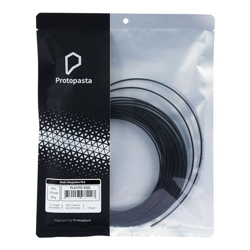 Proto-Pasta 1.75mm Static Dissipative PLA Protopasta 3D Printing Filament 50.00 g (1.76 oz — vista 1