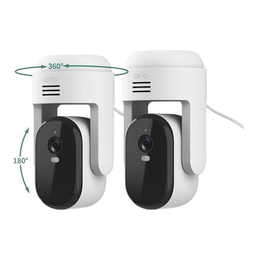 Arlo Essential PT Security Camera - White (2 Pack) — vista 1