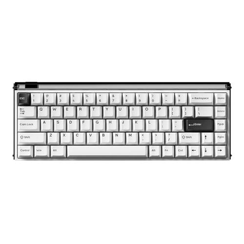 MelGeek MADE68 Ultra+ 65% Wired Magnetic Gaming Keyboard - Black/White — vista 1