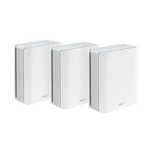 ASUS BT8 BE14000 WiFi 7 Tri-Band Whole Home Mesh system,  2.5G Port -White (3 Pack) — vista 1