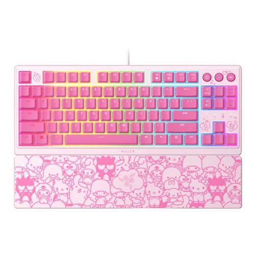 Razer Ornata V3 Low-profile Mecha-membrane Wired Gaming Keyboard - Hello Kitty and Friends — vista 1