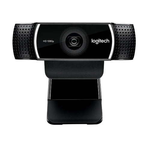 Logitech C922 Pro HD Stream Webcam
 Full HD Glass lens, 1080p/30fps, 720p/60fps — vista 1