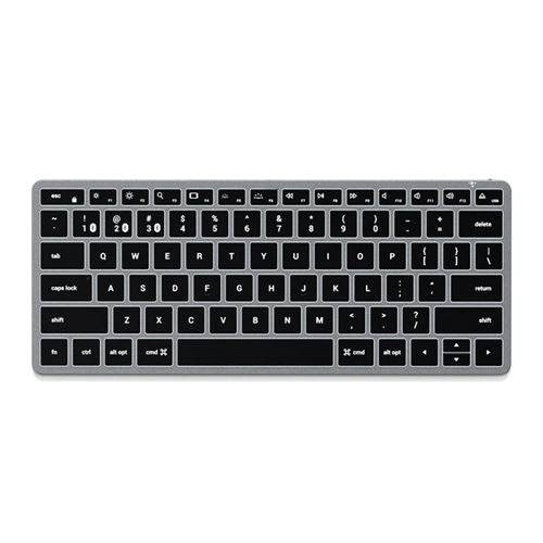 Satechi Slim X1 Bluetooth Backlit Keyboard - Space Gray — vista 1