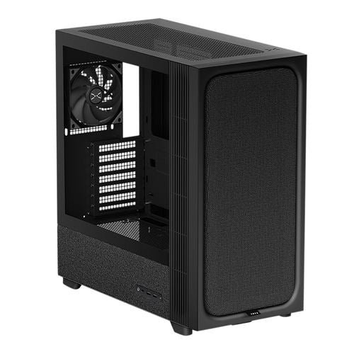 TRYX FLOVA F50 Tempered Glass ATX Mid-Tower Computer Case - Black — vista 1