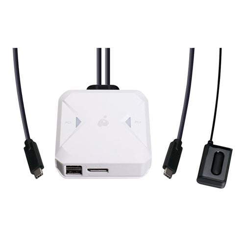 IOGear 2-Port 4K USB-C KVM Switch — vista 1