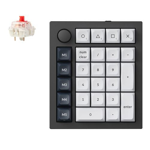 Keychron Q0 Max Swappable RGB Backlight Red Switch Knob Version - Black — vista 1
