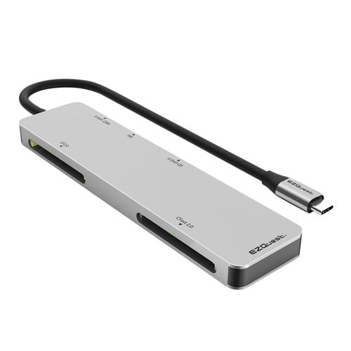 EZQuest Inc. USB-C CFast 2.0 Card Reader 5 Ports with UHS II SD/Micro SD — vista 1