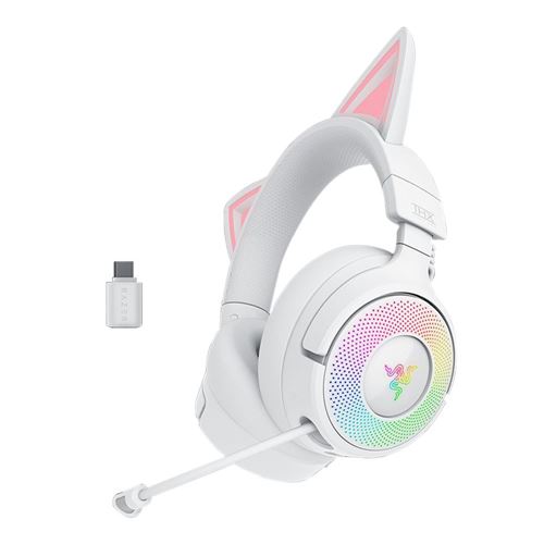 Razer Kraken Kitty V3 Pro - White — vista 1