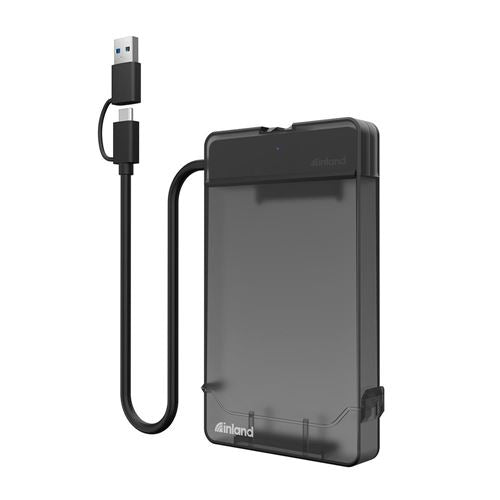 Inland 2-in-1 USB 3.2 Gen 1 Type-A/C to SATA Hard Drive Adapter — vista 1