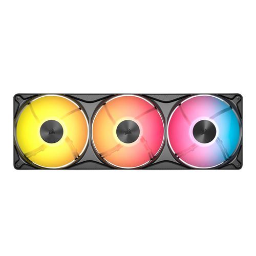 Corsair RS360 II ARGB Unified Frame Magnetic Levitation Bearing 360mm Case Fan - Black — vista 1