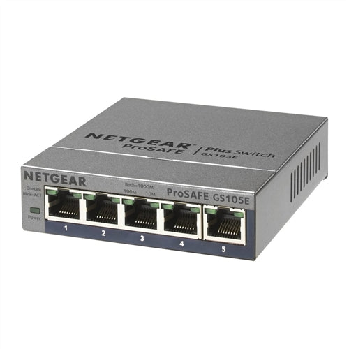 NETGEAR ProSafe Plus GS105E 5-Port Gigabit Ethernet Switch — vista 1