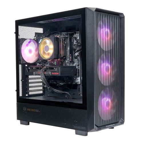 PowerSpec G538 Gaming PC
 AMD Ryzen 5 7500X3D 4.0GHz Processor;  AMD Radeon RX 9060XT 16GB — vista 1