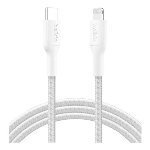 Belkin Braided USB-C Cable with Lightning Connector - 6.6 ft. — vista 1
